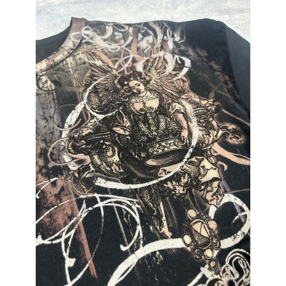 Resurge Angel Graphic Long Sleeve Shirt ~S, M, L, XL, XXL~ - Picture 4 of 10